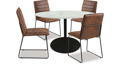 Tarifa Dining Table & Kitos Chairs x 4 Tarifa Dining Table & Kitos Chairs x 4